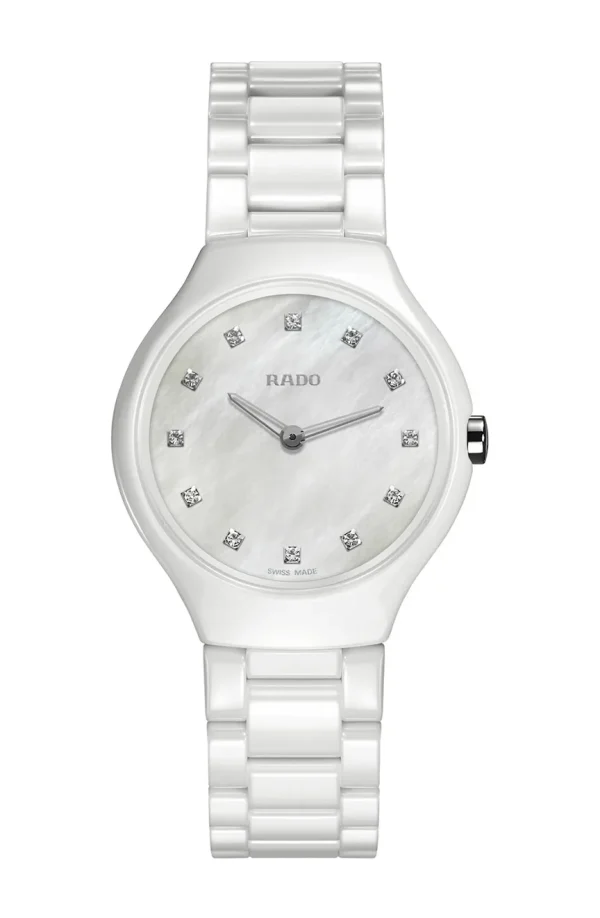 ساعت کوارتز زنانه رادو ترو تین لاین با الماس Women's True Thinline Quartz Diamonds R27958912
