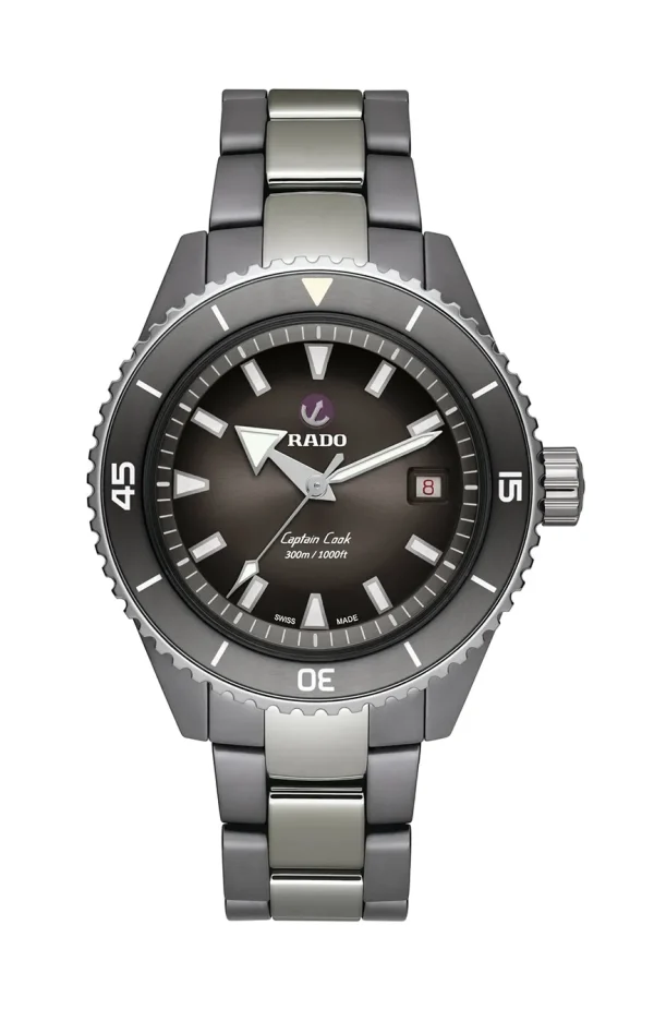 ساعت رادو کاپیتان کوک غواص سرامیکی با تکنولوژی بالا Men'S Captain Cook High-Tech Ceramic Diver R32144102