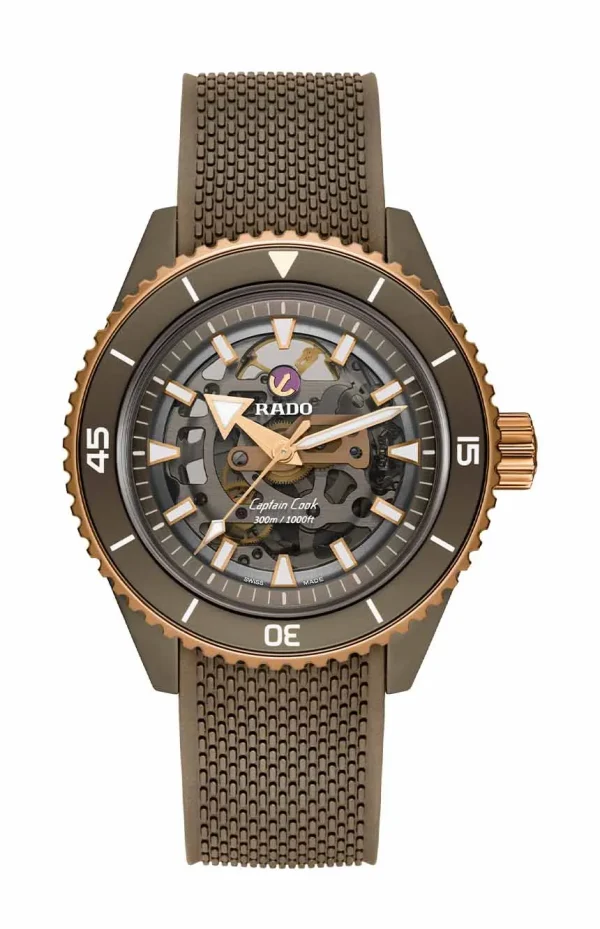 ساعت مردانه کاپیتان کوک سرامیکی اسکلتی با فناوری پیشرفته Men's Captain Cook High Tech Ceramic Skeleton R32150168