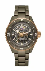 ساعت مردانه کاپیتان کوک سرامیکی اسکلتی با فناوری پیشرفته Men's Captain Cook High Tech Ceramic Skeleton R32150162